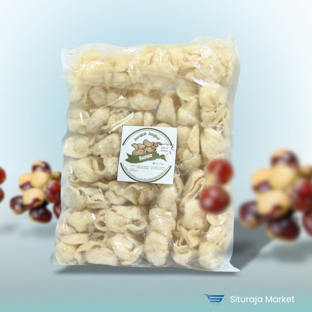 

[Kerupuk Jengkol Kensa] - Kerupuk Jengkol Renyah / Gurih dan Nikmat/ 650 gr (15 pcs)