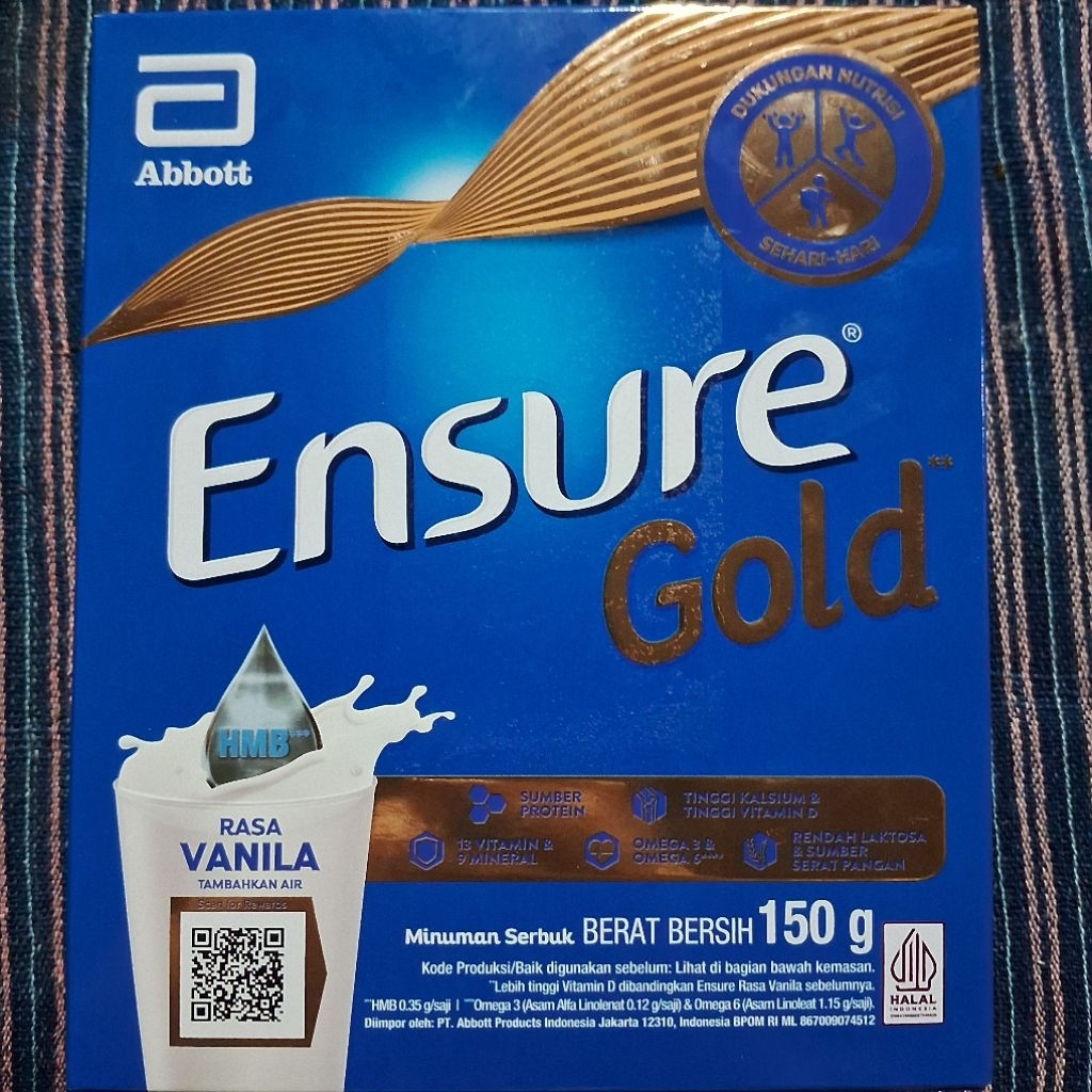 

[EXP Januari 2027] Ensure Gold Vanila 150 gram