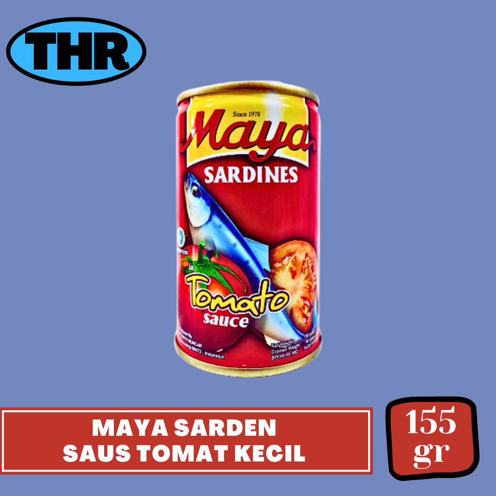 

Maya Sarden Saus Tomat Kecil 155gr