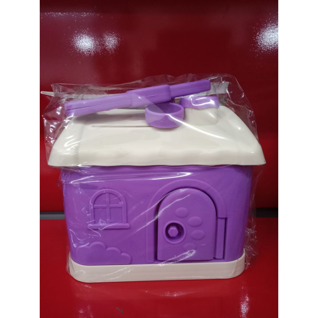 MAINAN CELENGAN ANAK BENTUK RUMAH KOIN DAN KERTAS