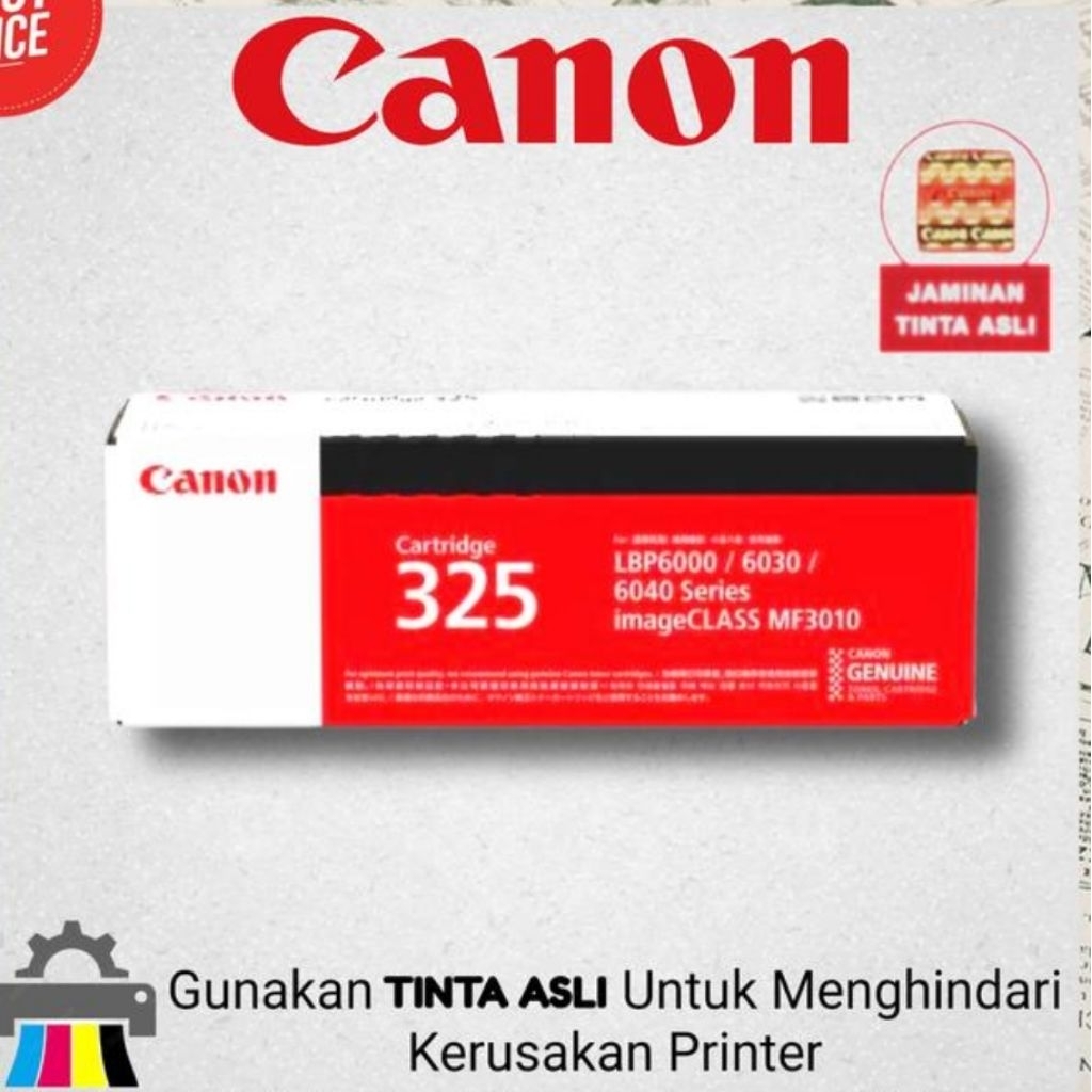 TONER CANON CARTRIDGE 325 BLACK ORIGINAL.CANON 325.TONER PRINTER CANON 325 ORIGINAL.TONER CANON 325 
