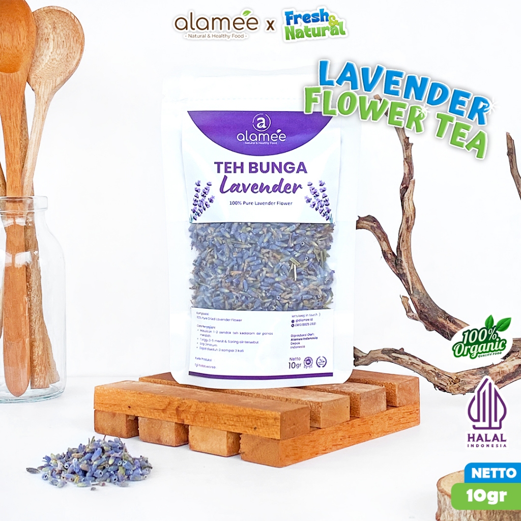 

Teh Bunga Lavender Insomnia Tea Organik Kering Dried Flower Herbal Organic 10gr fresh and natural