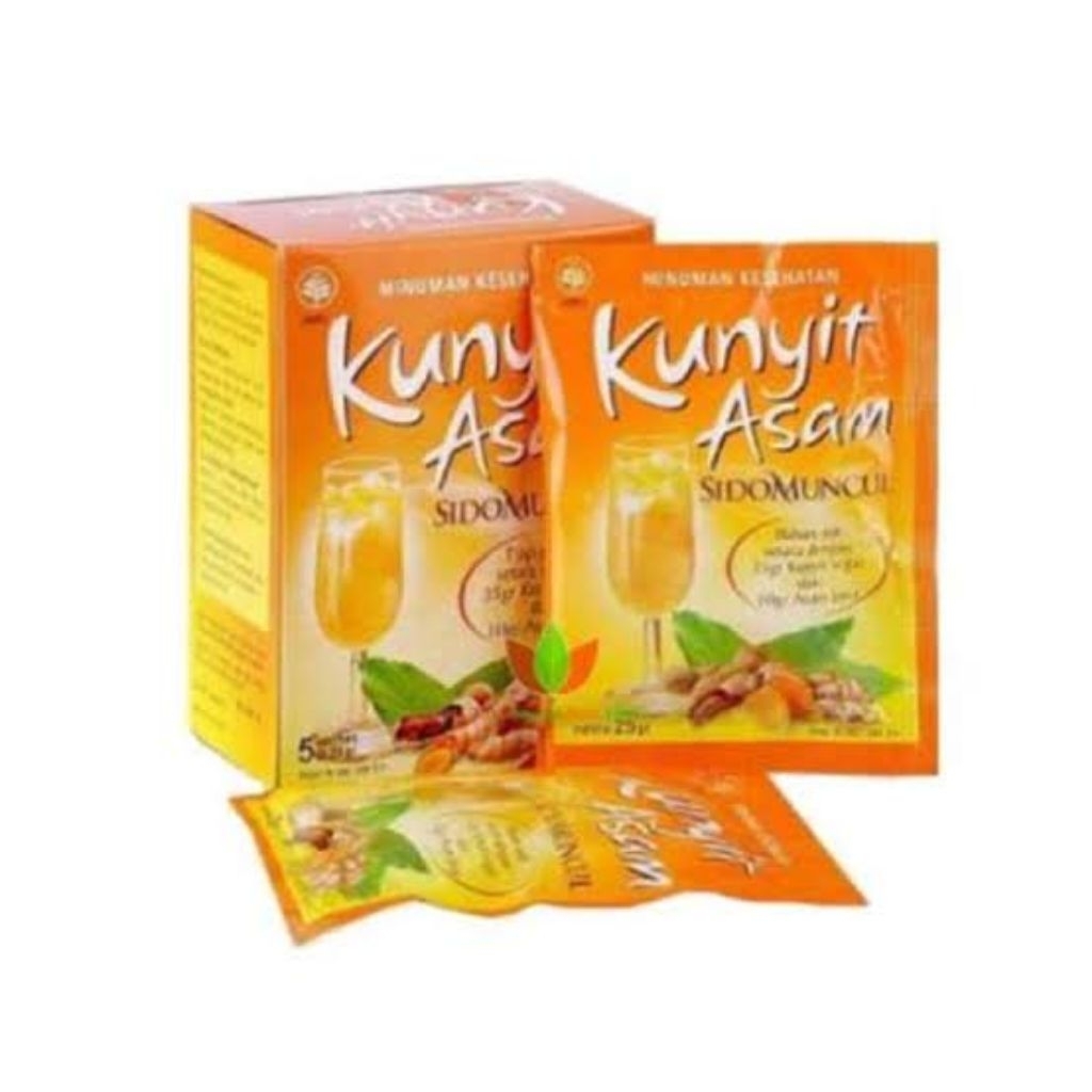 

SIDOMUNCUL KUNYIT ASAM NETTO 1 BOX ISI 5 SACHET X 25 GR Minuman Drink