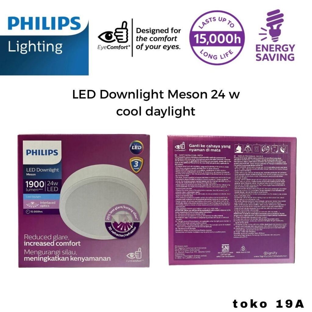 Philips LED Downlight Meson Outbow 24w Cool daylight
