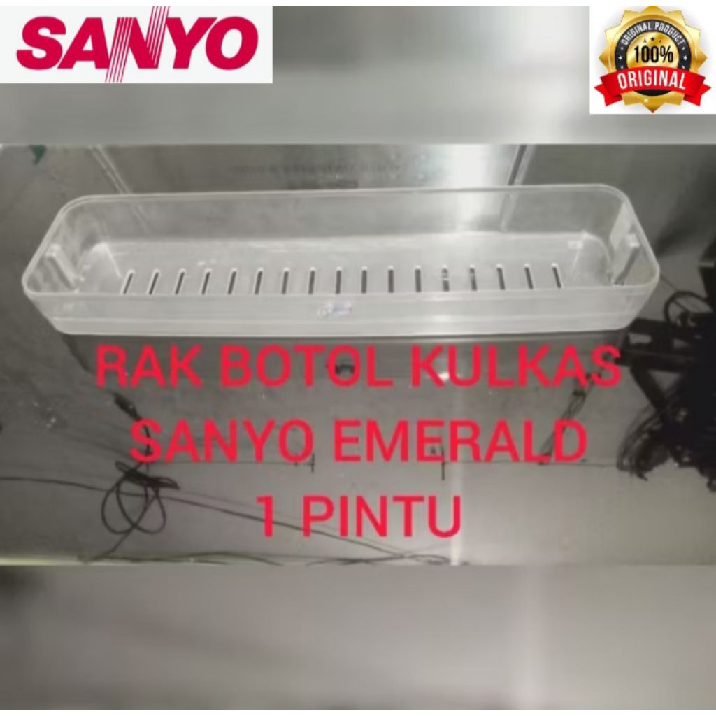 Rak pintu kulkas.rak botol kulkas.rak telor kulkas sanyo emerald 1 pintu atau 2 pintu