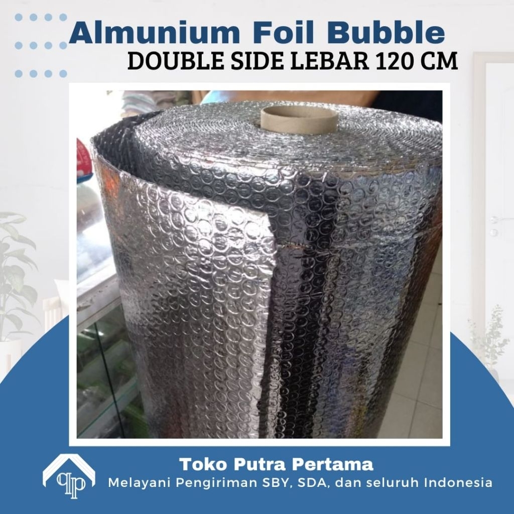 Aluminium Foil Bubble/Aluminium Atap Peredam Panas (per Meter)