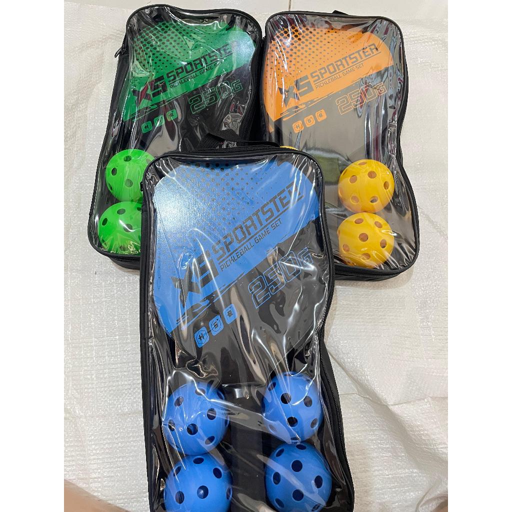 Pickleball Set 2pcs Raket Pickleball Pickleball Paddle Set Paddle Tenis Pickleball Bala Pickleball 4