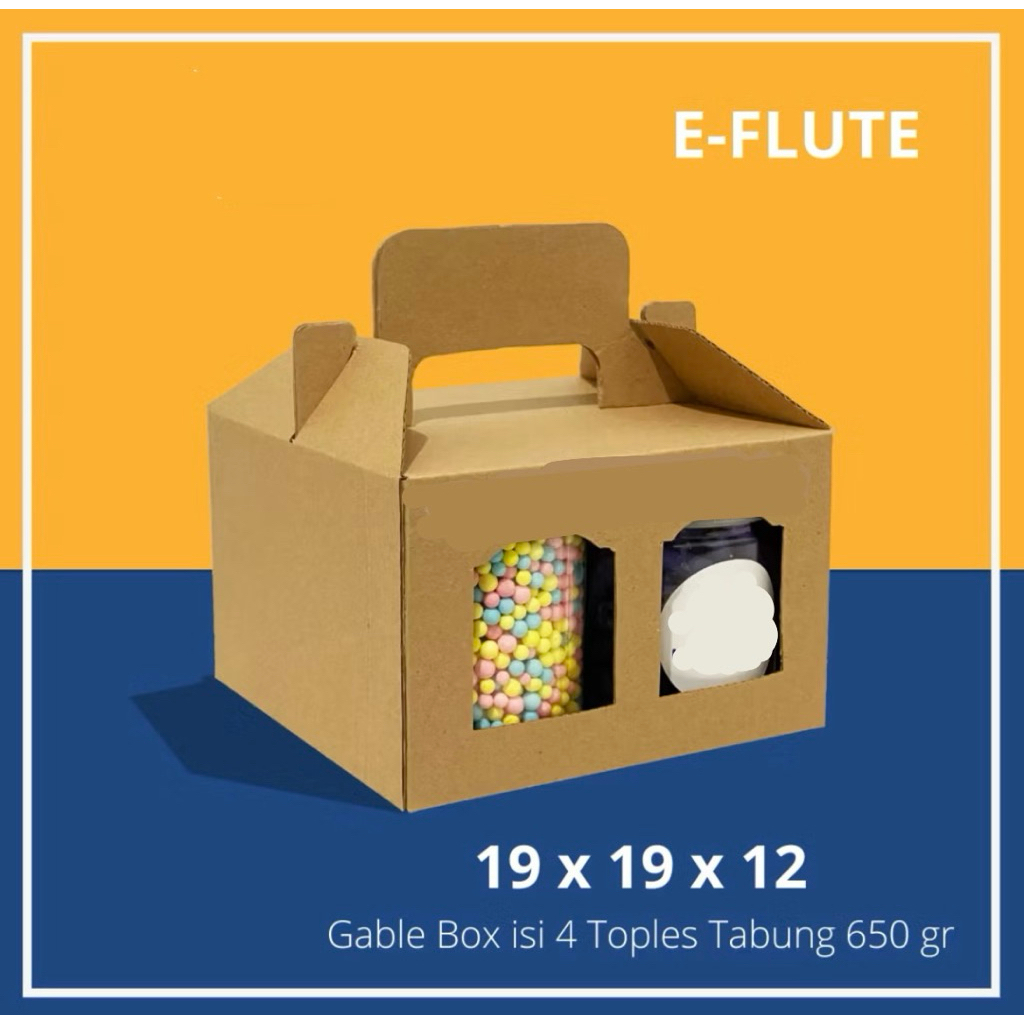 

Gable Box isi 4 toples tabung 600 - 800gr