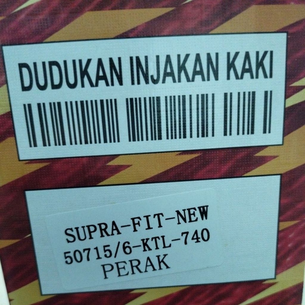FOOTSTEP STEP BELAKANG SUPRA FIT NEW