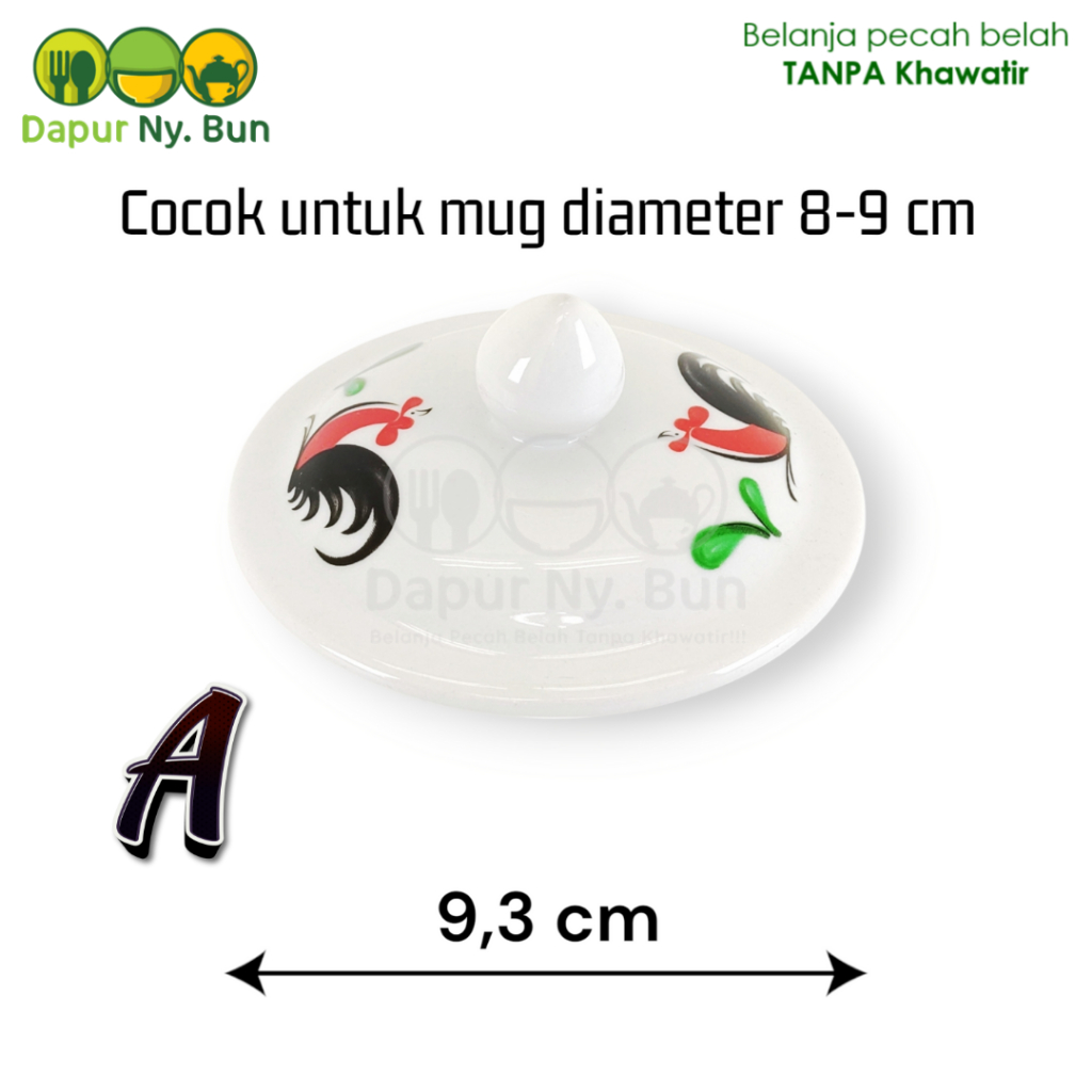 Tutup Gelas Keramik Tutup Mug Keramik Unik Serbaguna