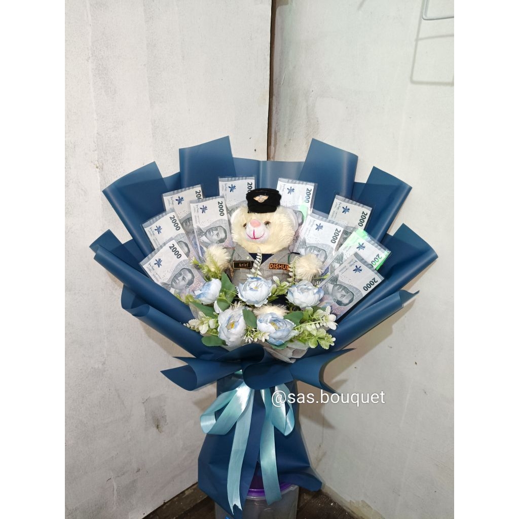 Kerangka Money Buket || Buket Uang 10 Lembar