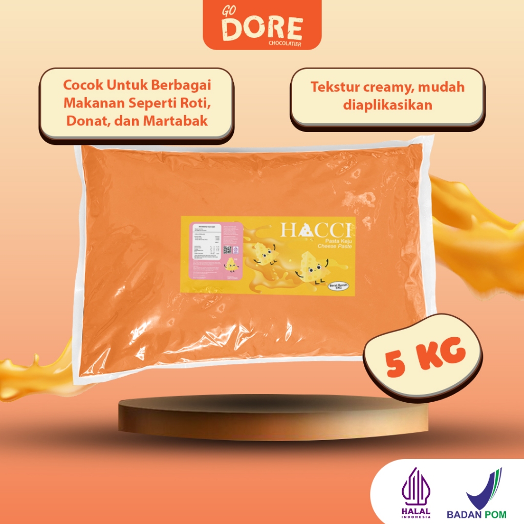

HACCI Keju Pasta - Topping Kue Keju - 5 kg