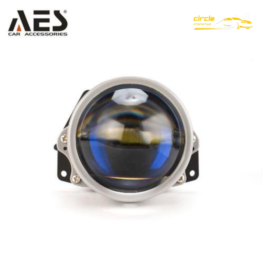 LAMPU LED MOBIL AES BILED F1 3 INCH BLUEFIRM DUAL CHIP EMITTER - CAR - PUTIH
