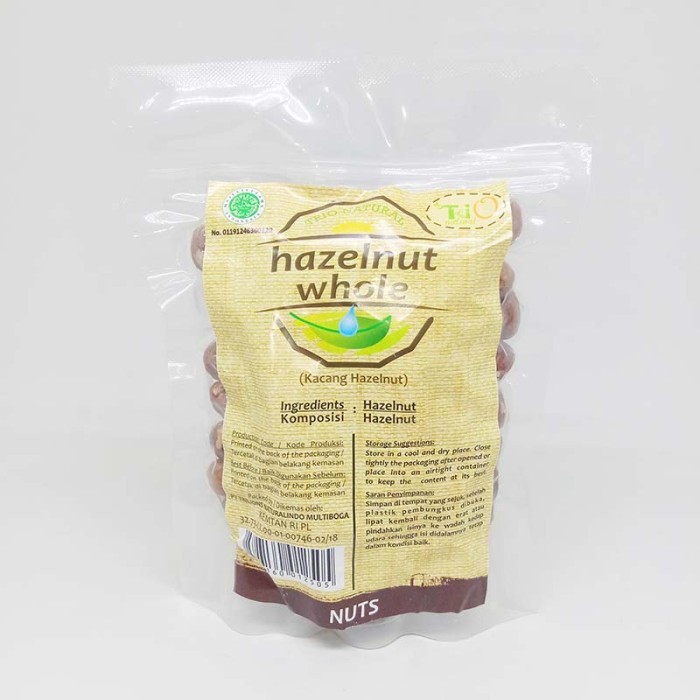 

[oddsolshop] pekanbaru/Trio Natural Hazelnut Whole 250GR
