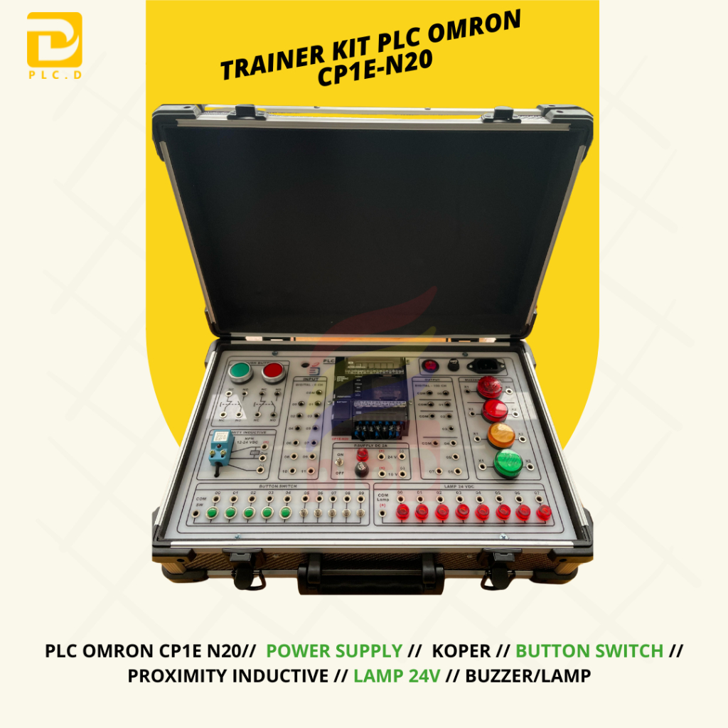 PLC Omron CP1E-N20DR-A Training KIT