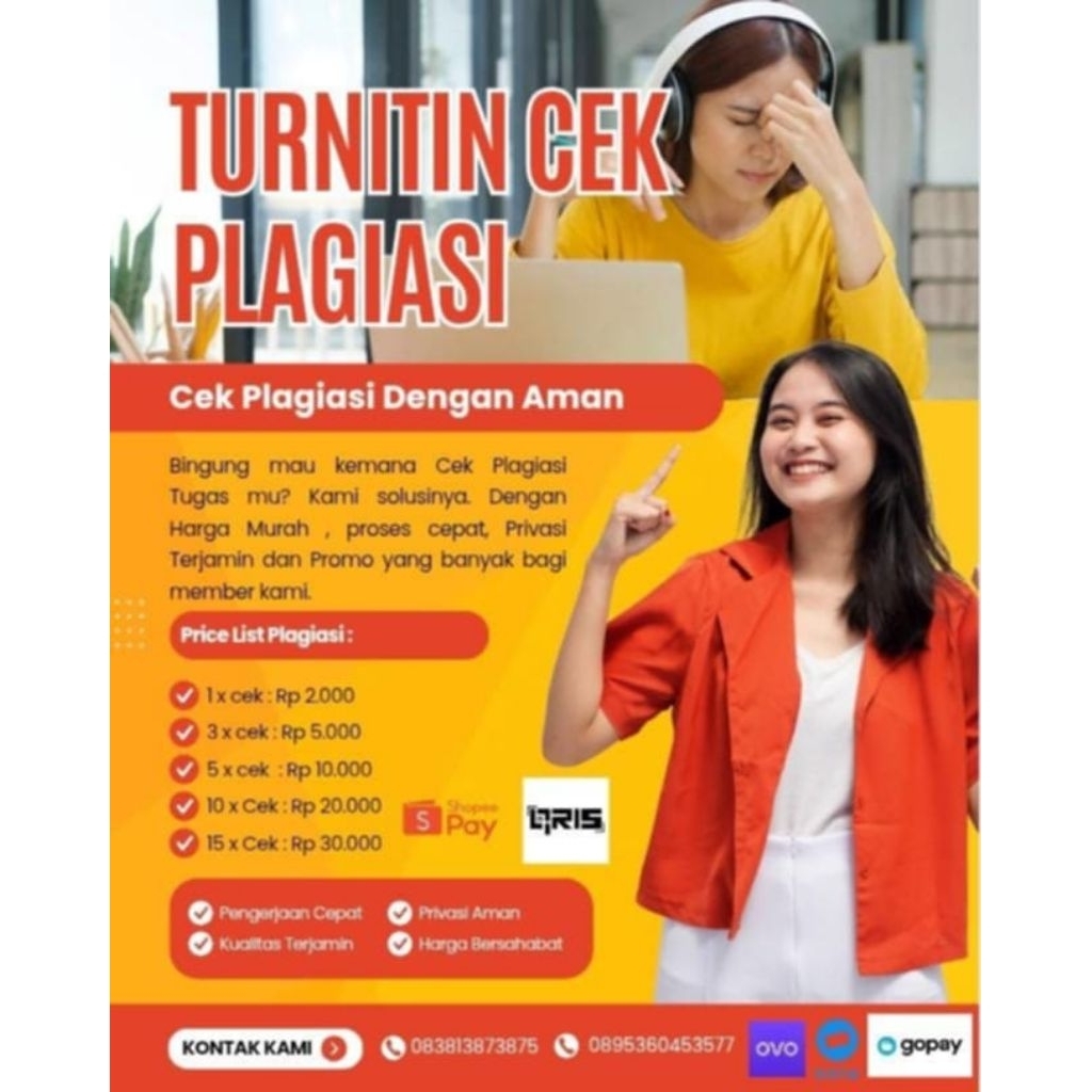 Turnitin CEK SIMILARITY/PLAGIASI