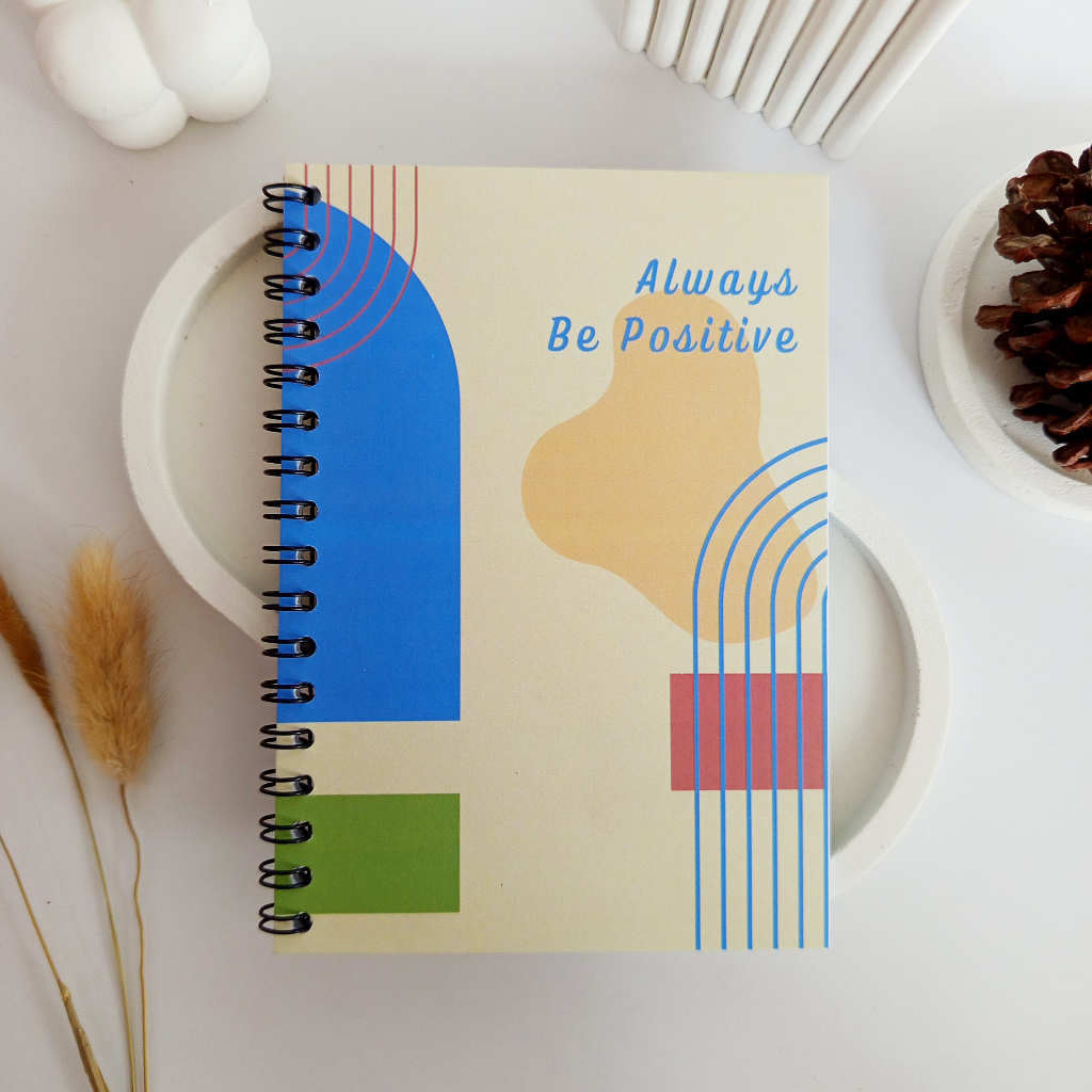 

Notebook A6 Journal (Always Be Positive) /Buku Diary Aesthetic /Buku Catatan Kecil/Notebook