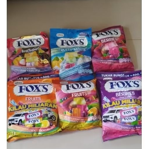 

PERMEN FOX'S OVAL CRYSTAL CLEAR BUNGKUS