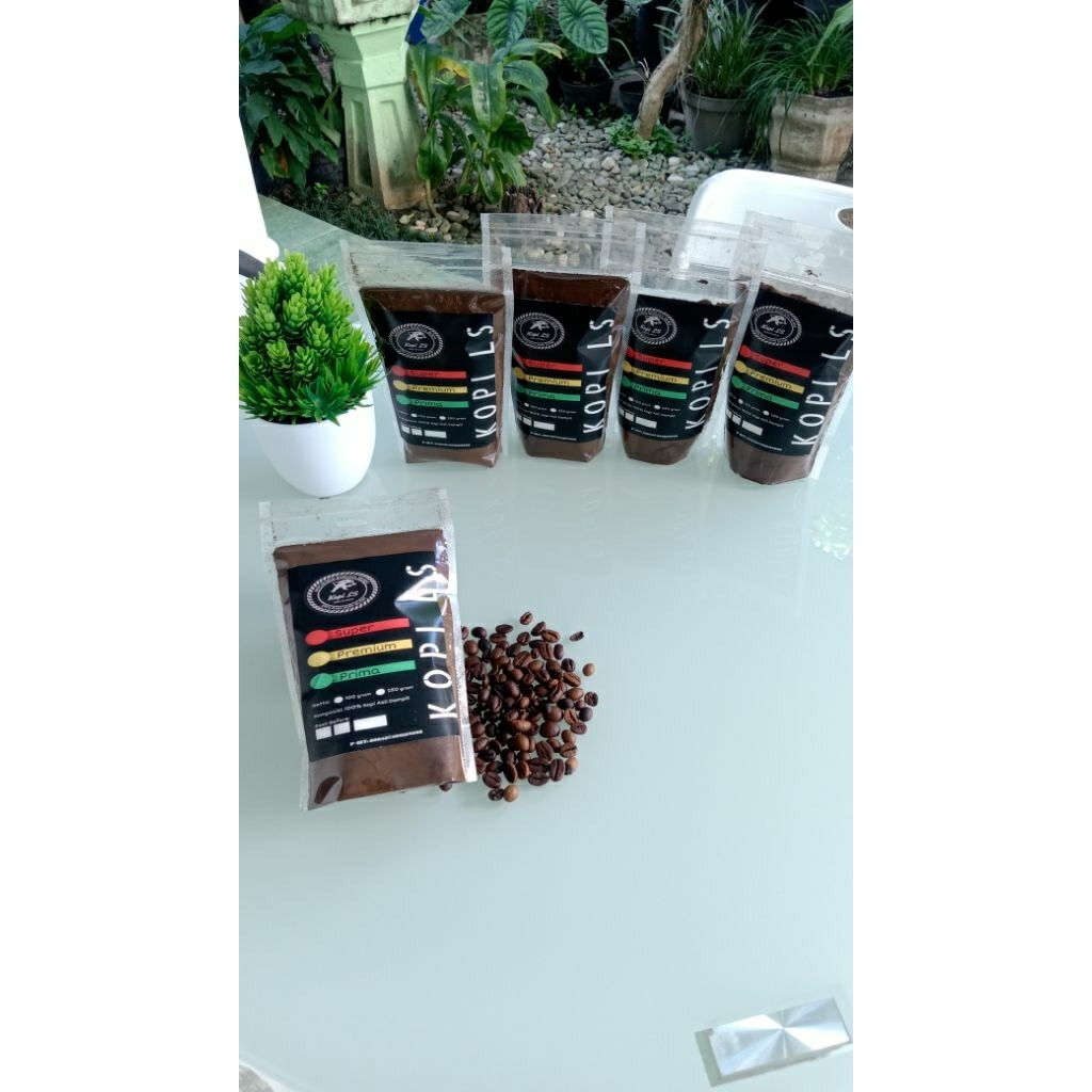 

BUBUK KOPI HITAM SUPER ASLI DAMPIT KOPI LS ROBUSTA