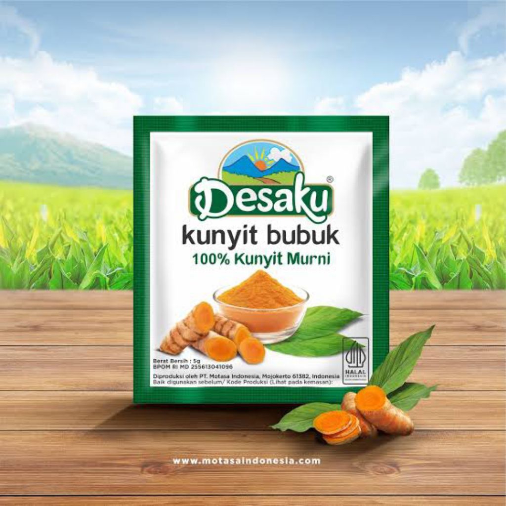 

(ABDILA) Desaku Kunyit Bubuk isi 12