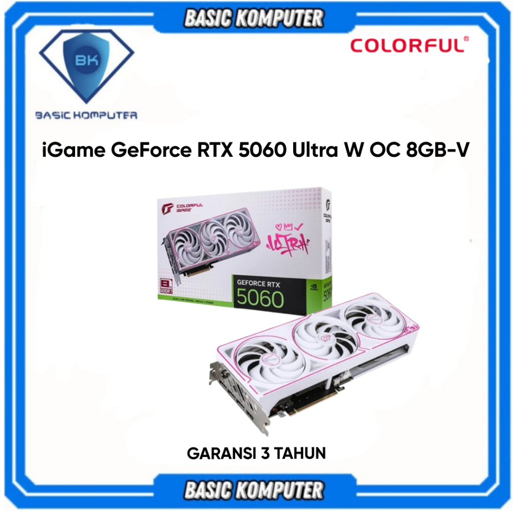 VGA COLORFUL iGame GeForce RTX 5060 Ultra W OC 8GB-V RTX5060