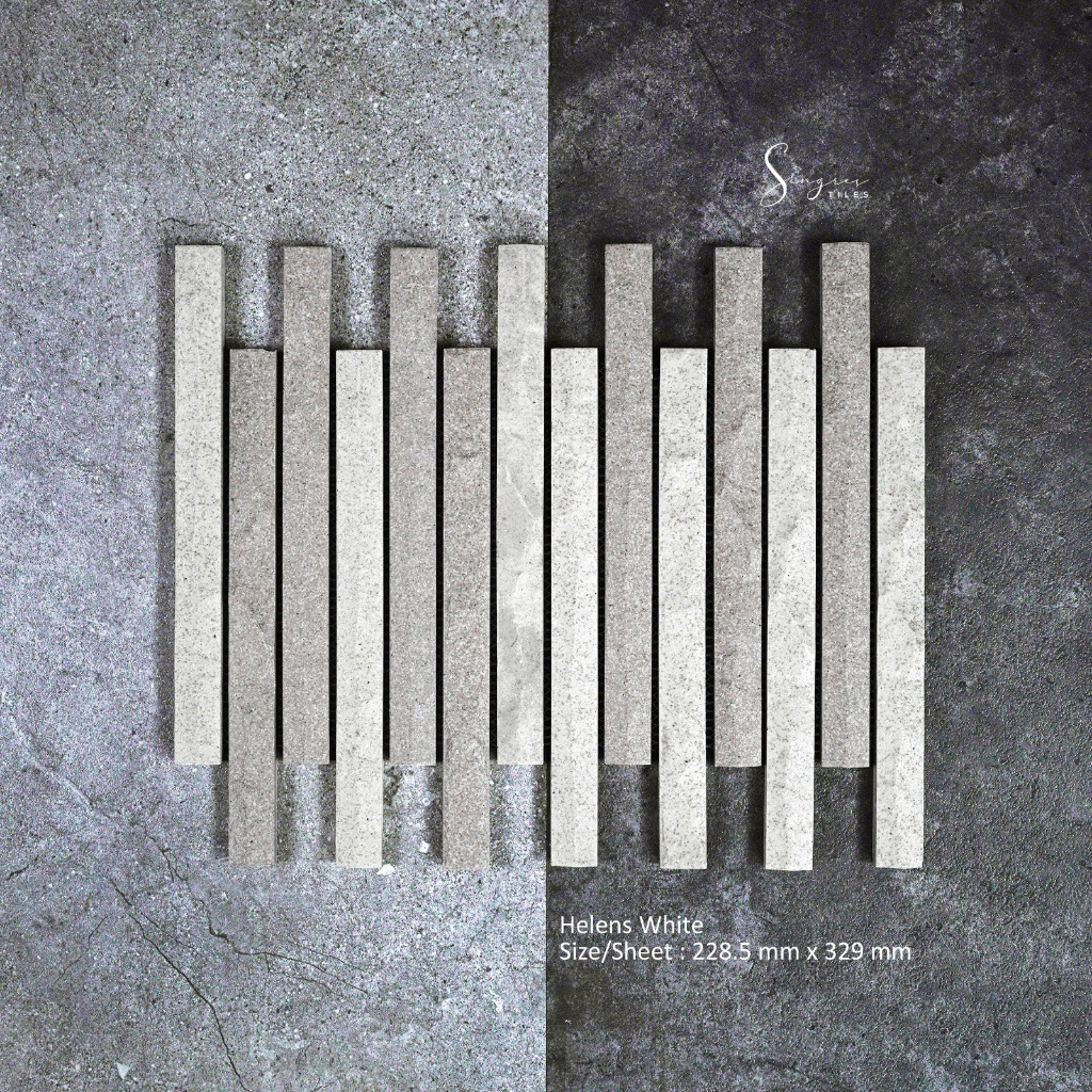 Singres Tiles - White Helens Singres Mosaic Tiles