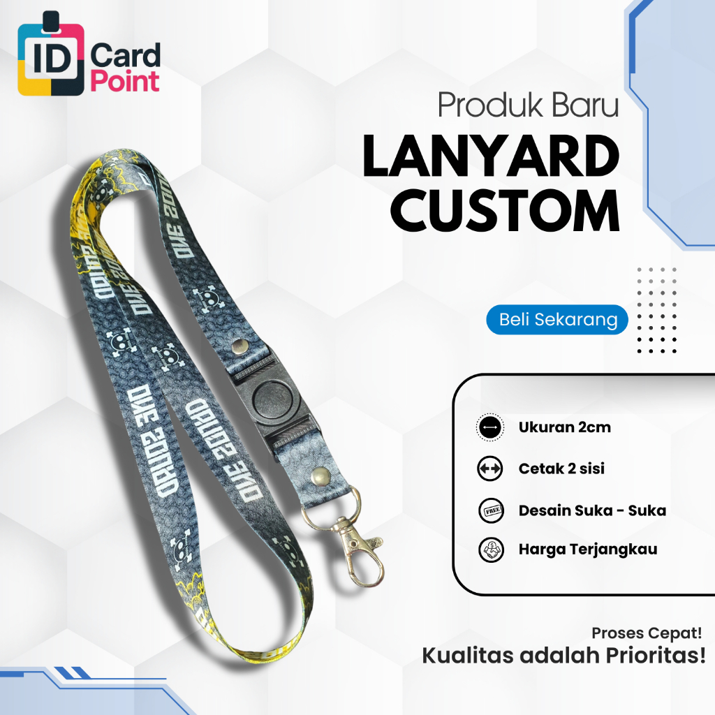 

Tali Lanyard Komunitas Custom | Desain Sendiri , Tampil Kompak