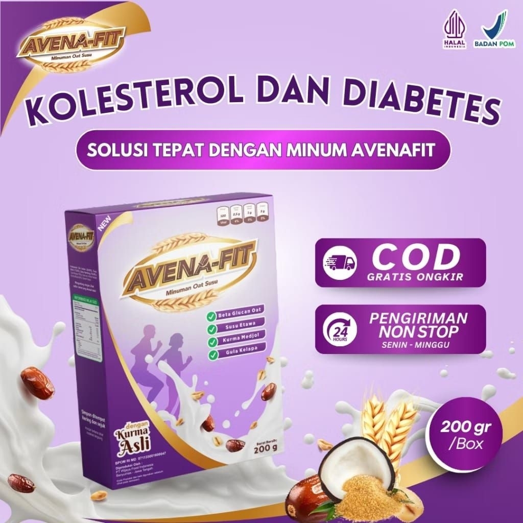 

TERBARU - Avenafit Menu Sarapan Sehat Menjaga Kesehatan Jantung, Menurunkan Kolesterol & Mencegah Stroke