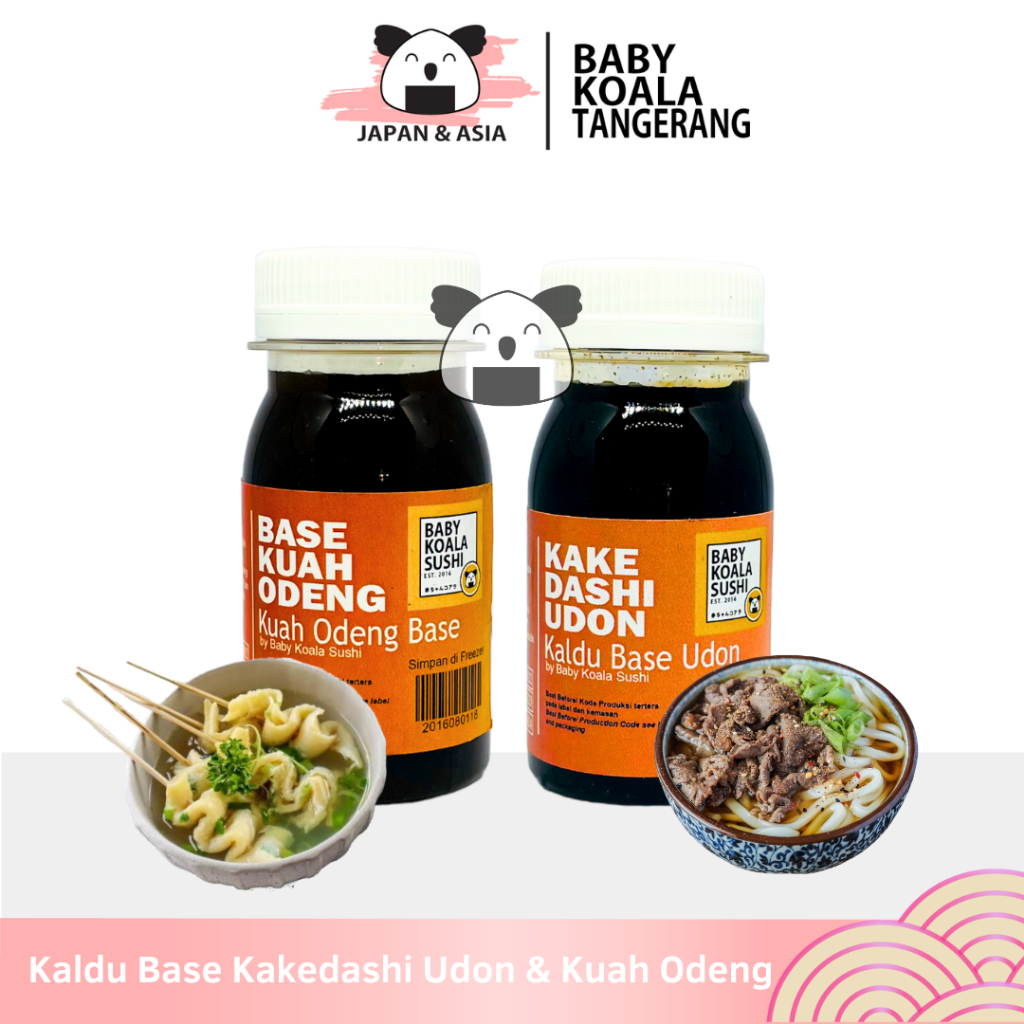 

KALDU BASE Ala Resto KAKEDASHI UDON & KUAH ODENG 50 ml | Kuah Odeng Korea | Kaldu Udon Jepang -BKT