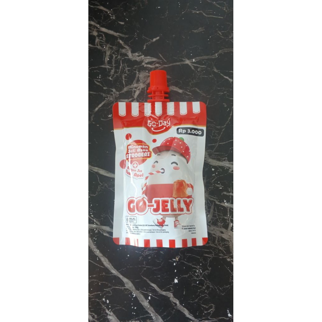 

GO DAY JELLY MINUMAN JELI RASA STROBERI 100G