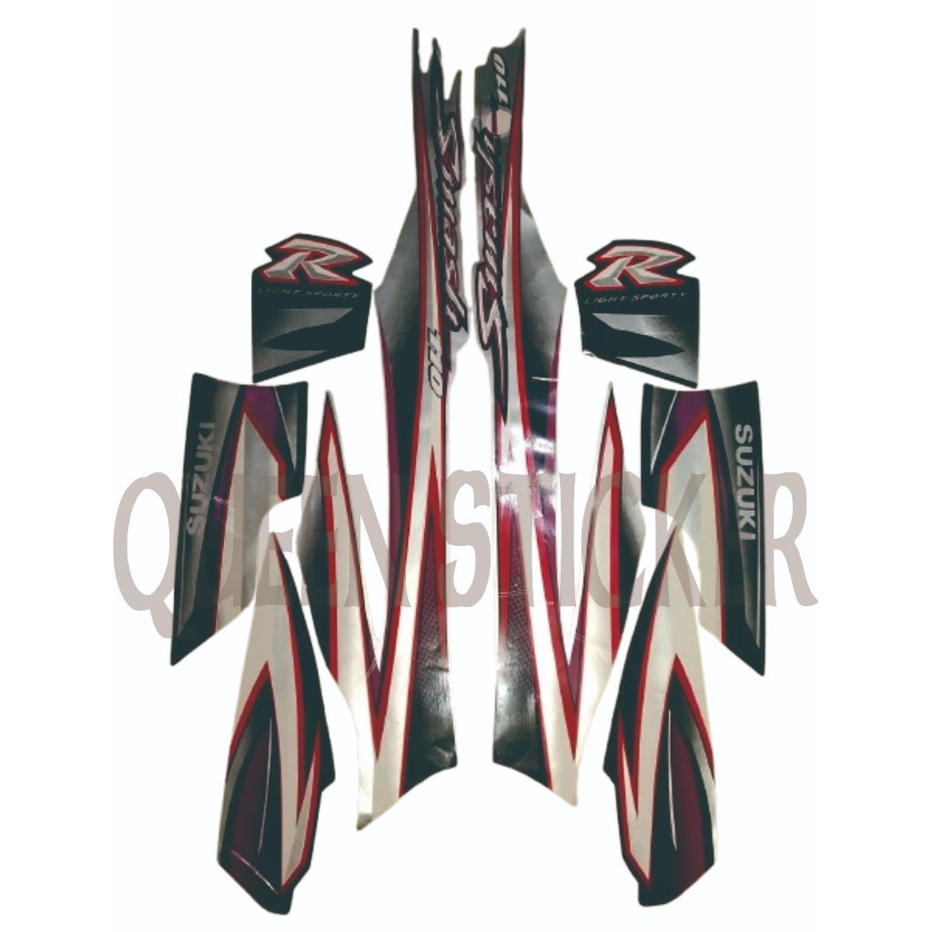 STICKER STRIPPING LIST BODY STANDART SUZUKI SMASH 110 R 2005