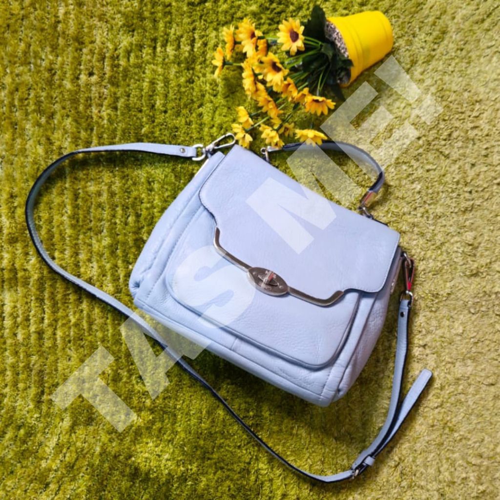 COC Madison Saffiano Leather Flap Satchel (PRELOVED)