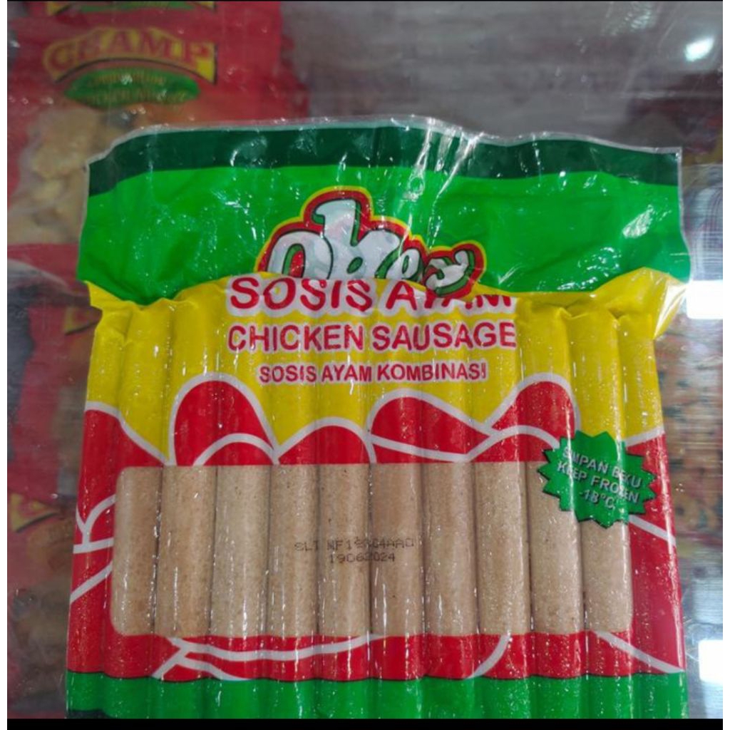 

sosis ayam okey berat 1 kg frozen food