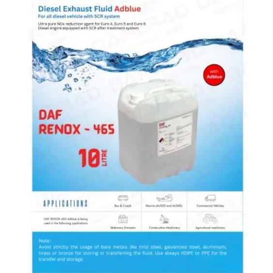 ADBLUE 10 L - DIESEL EXHAUST FLUID ADBLUE  - Mesin Disel Bus Truck euro 4, 5, 6