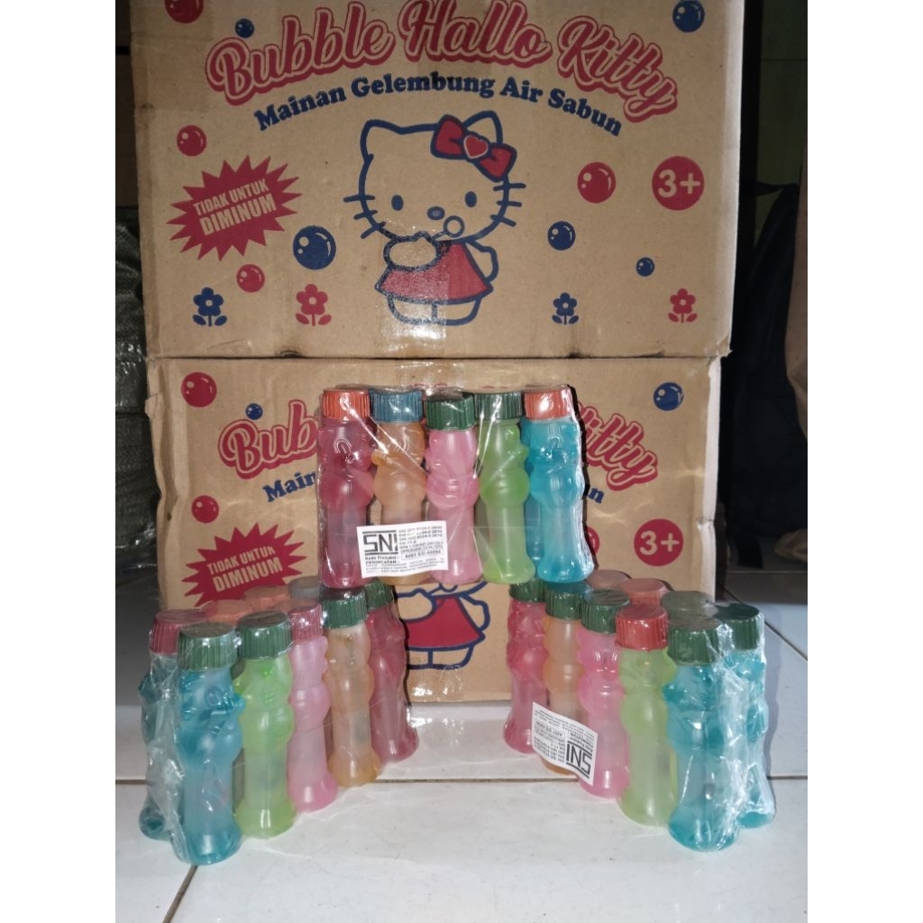Mainan Gelembung Balon Air Botol isi 10 pcs