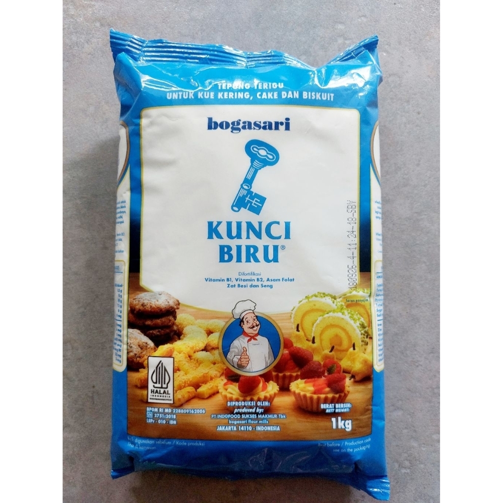 

Tepung Terigu KUNCI BIRU 1kg