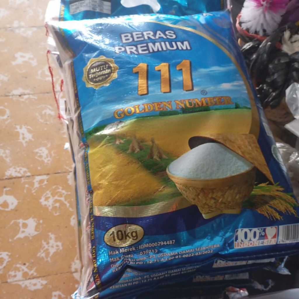 

Beras Premium 111 Golden Number Khusus Instant