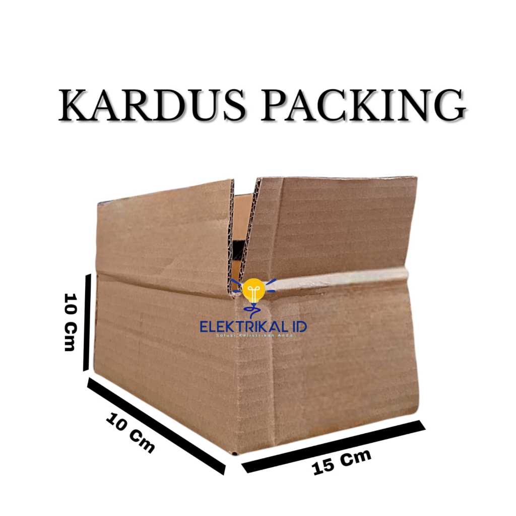 

Kardus / Karton Box Packing Polos 15x10x10 cm Tebal MINIMAL CEKOUT 10PCS