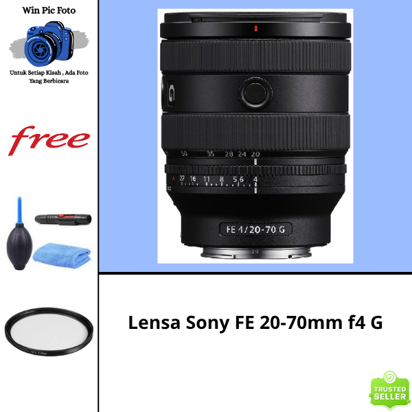 Lensa Sony FE 20-70mm f4 G / Lensa Kamera Sony / Lensa Camera Sony / Lens Kamera Sony / Lens Camera 