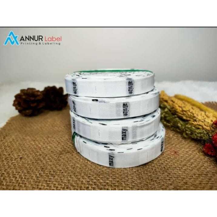 

label woven damask 1.5x7cm