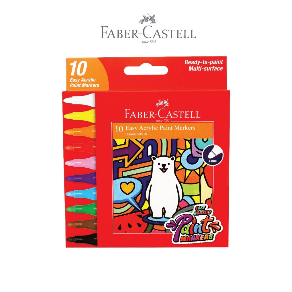 

Faber-Castell Acrylic Paint Marker set 10 dan 20