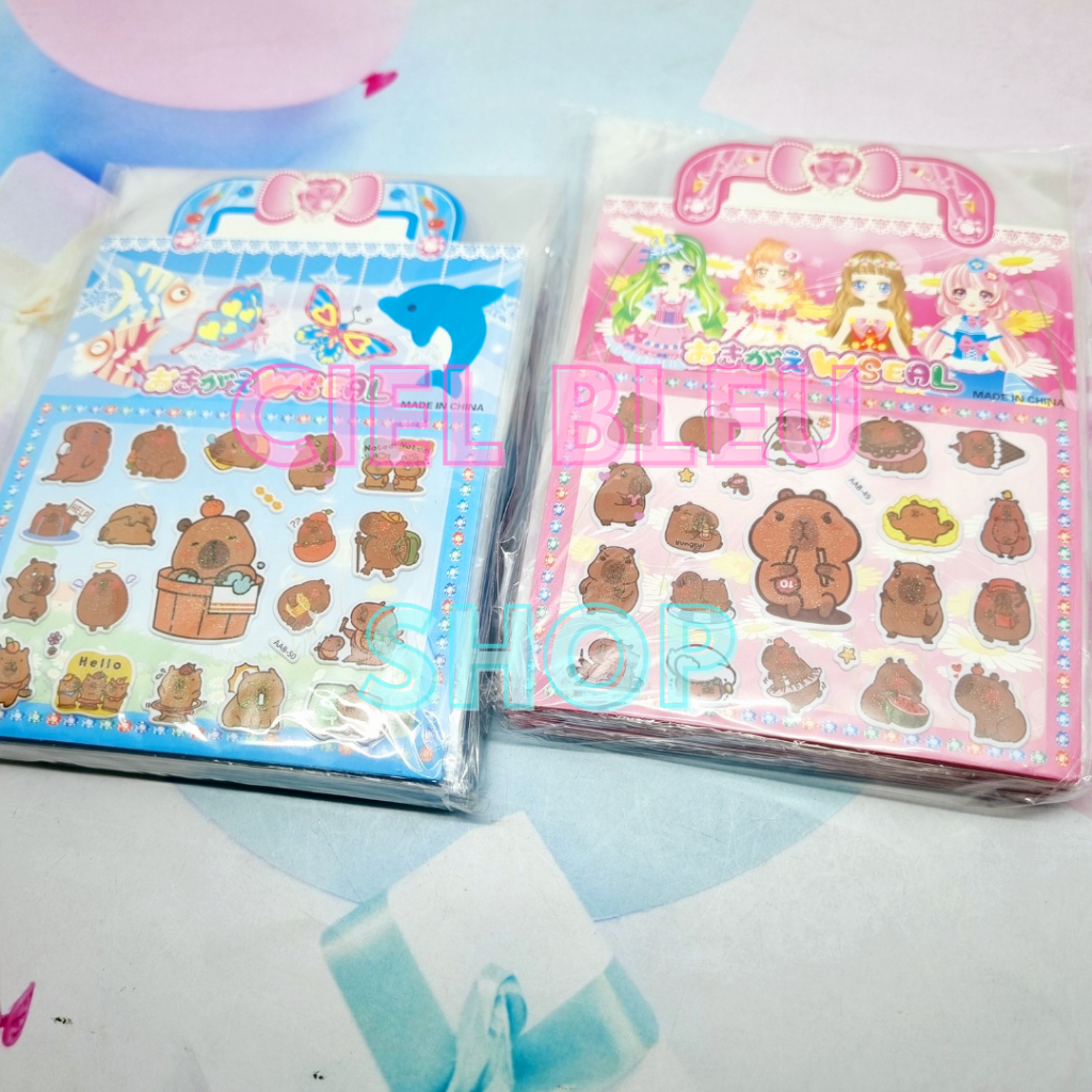 

[ 20 Pcs / Pak ] Stiker Tas Kecil SF Kapibara Mainan Anak