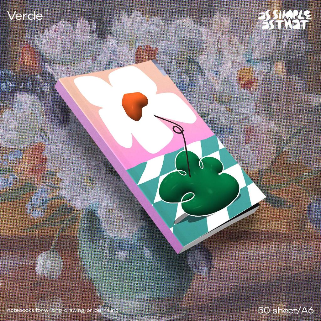 

assimpleasthat - Plain Notebook A6 - Verde