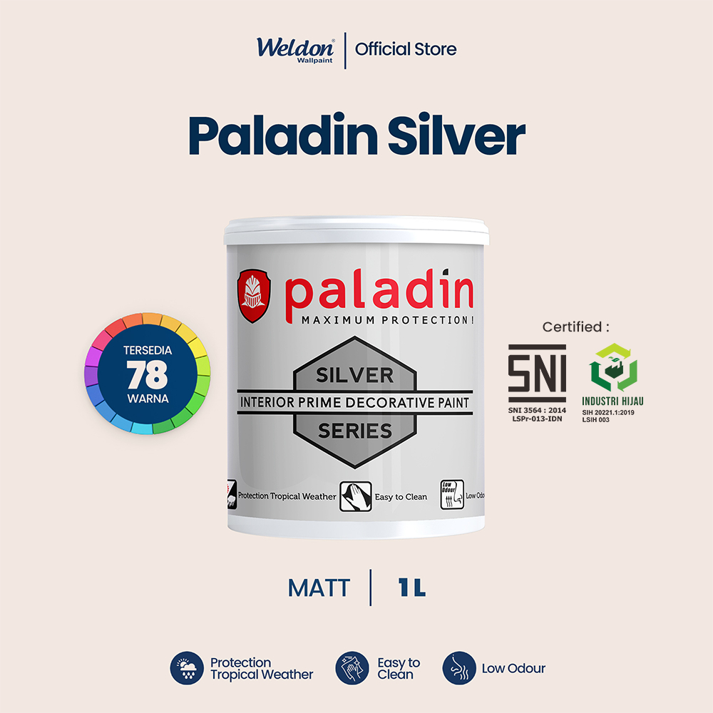Paladin Silver - Cat Tembok Interior Premium (1L)
