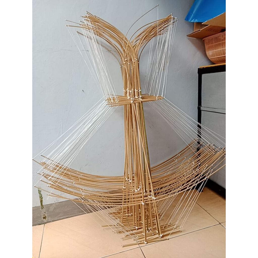 kerangka layangan cotek blolong