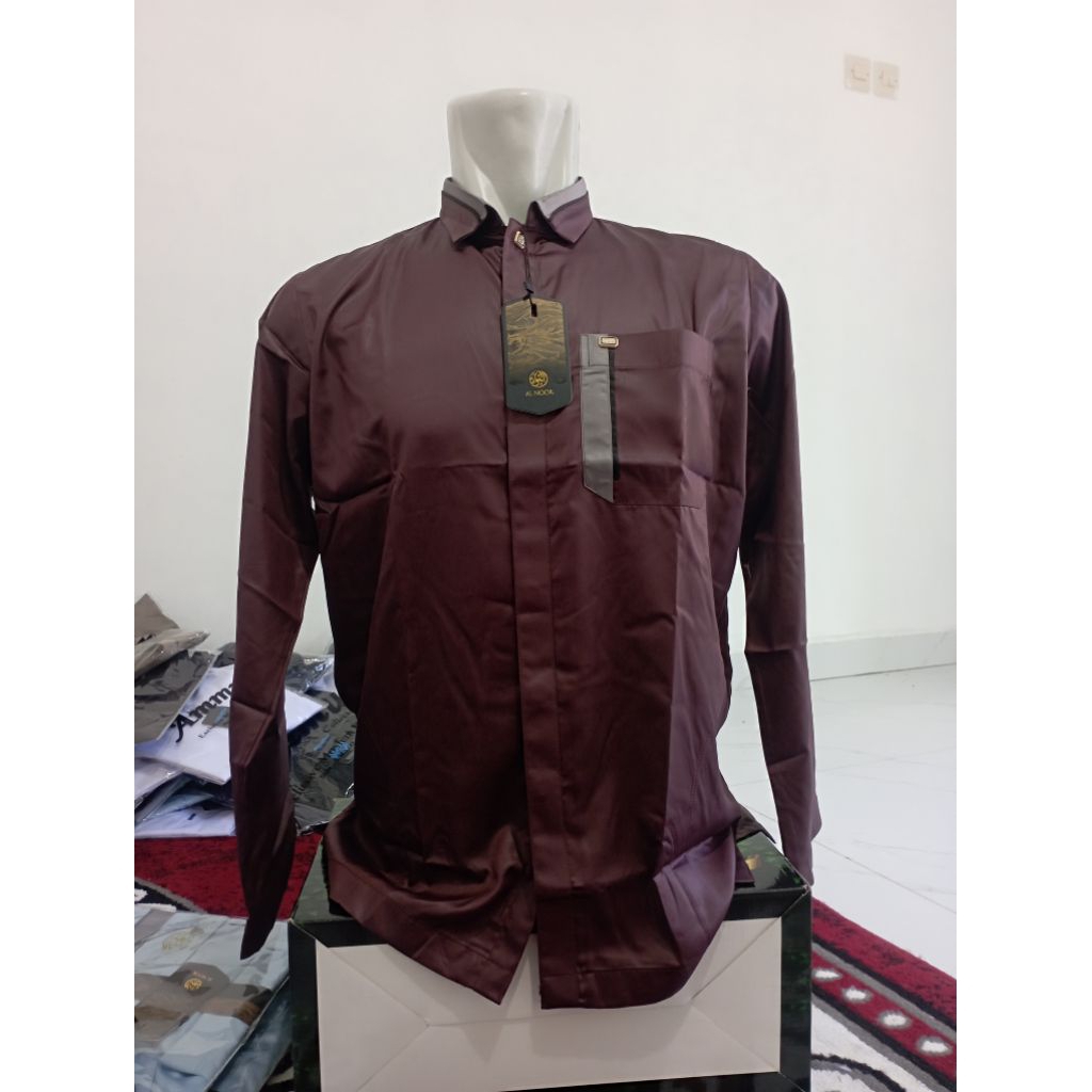 Kemeja koko (Kemko) lengan panjang merk al noor