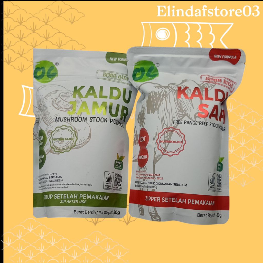 

Bumbu Rasa , Organic Center Beef Stock | Vegan Stock (Kaldu No Msg) 80gr