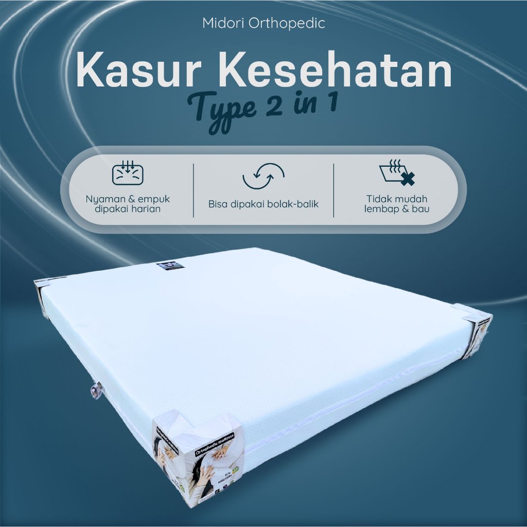 Midori Orthopedic Mattress 2 in 1 Kasur Terbaik untuk Kesehatan Tulang