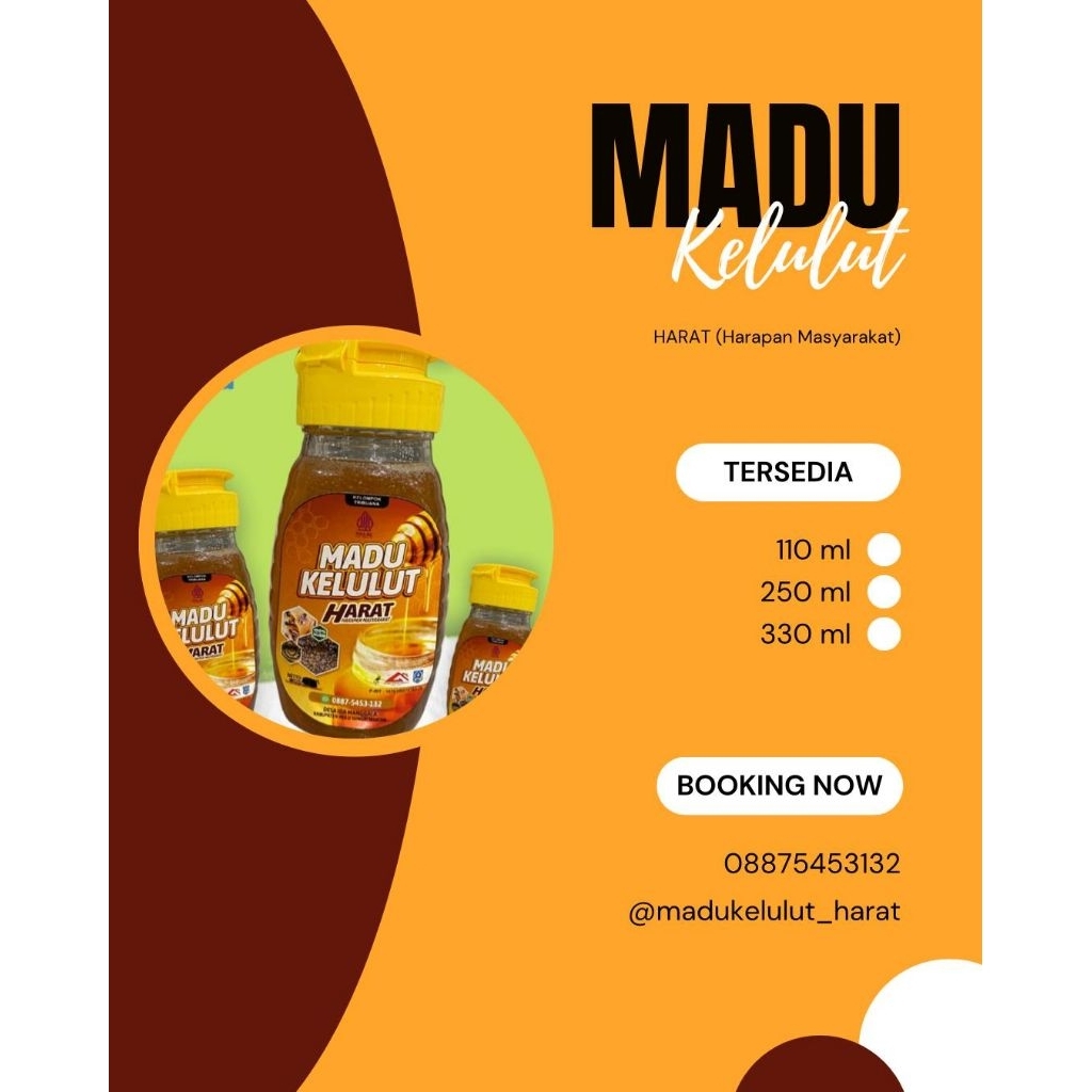 

MADU HARAT(Harapan Masyarakat) ukuran 250 ml
