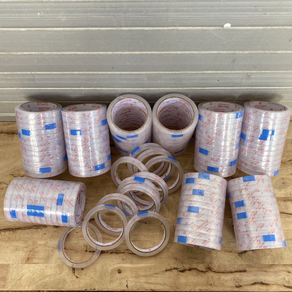 

Selotip Lakban 1/2 Inch HOKI TAPE indonesia Isolasi HOKI 12 mm x 72 yard - toserbazaar
